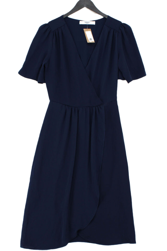 Mango Womens Maxi Dress XS Blue Blend - Polyester, Other