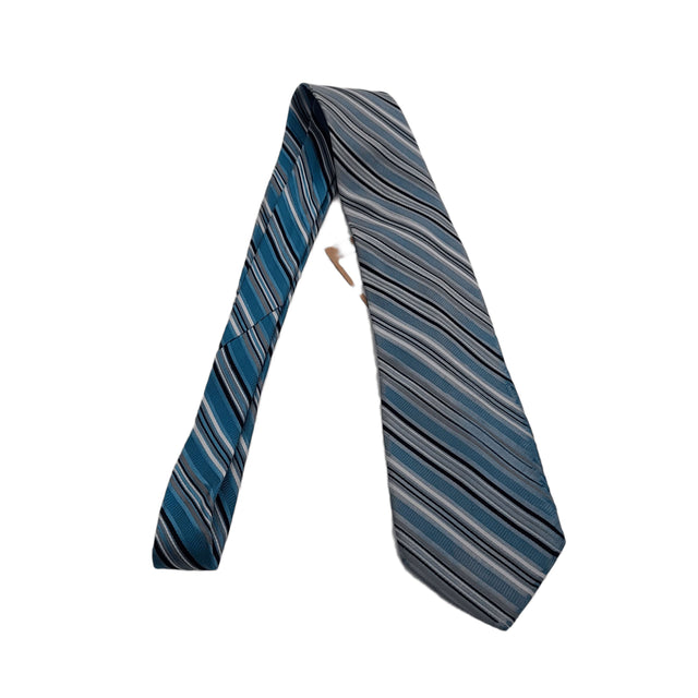 Nicole Miller Men's Tie Blue 100% Silk