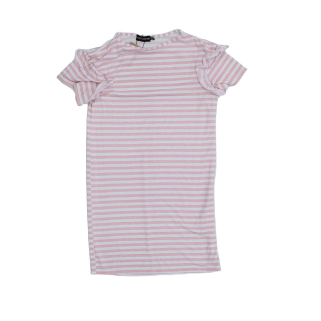 Pretty Little Thing Women's Midi Dress UK 10 Pink 100% Polyester
