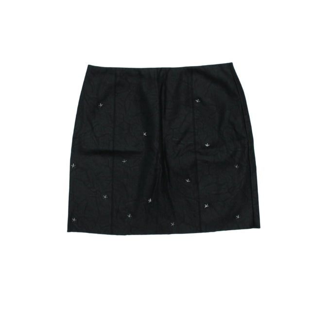River Island Women's Mini Skirt W 28 in Black 100% Other