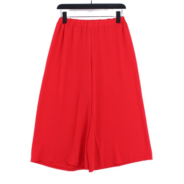 Lumina Women's Shorts UK 10 Red Polyester with Elastane