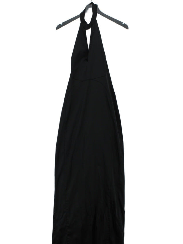 Adrianna Papell Women's Midi Dress UK 10 Black Nylon with Elastane, Polyester