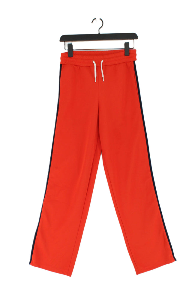 Topshop Women's Trousers UK 6 Orange 100% Polyester