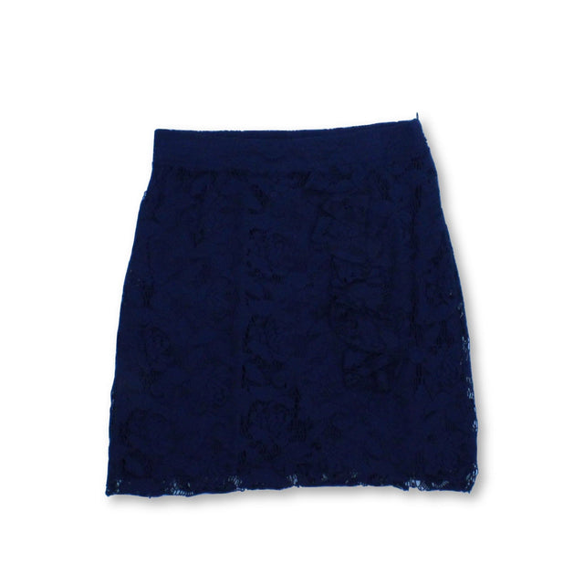 River Woods Women's Mini Skirt M Blue 100% Other