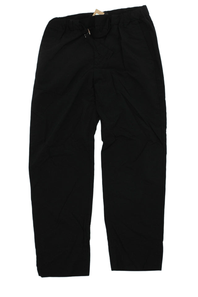 H&M Men's Trousers UK 16 Black Cotton with Polyester, Other