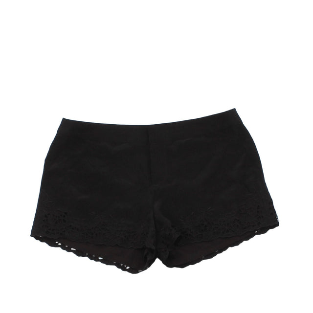 Joie Women's Shorts UK 2 Black 100% Cotton