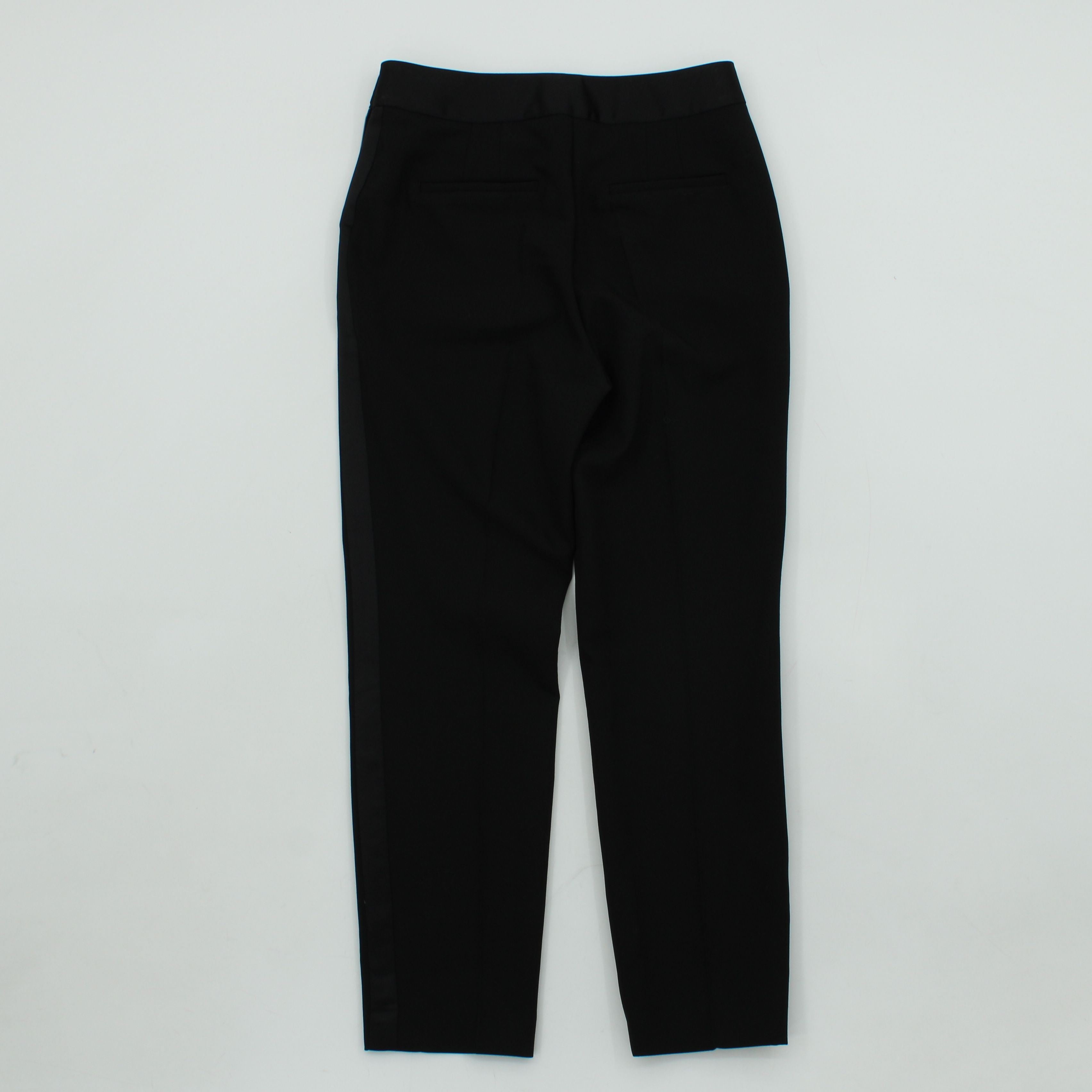 Zara Women's Trousers M Black 100% Polyester