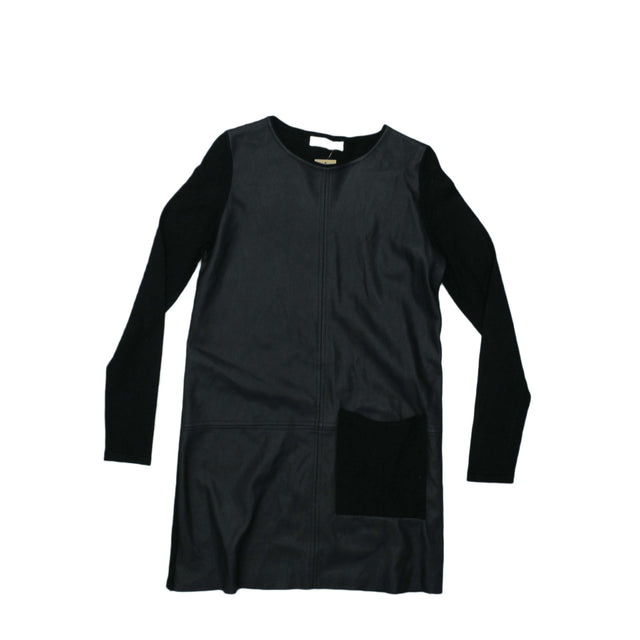 Zara Women's Mini Dress S Black 100% Polyester