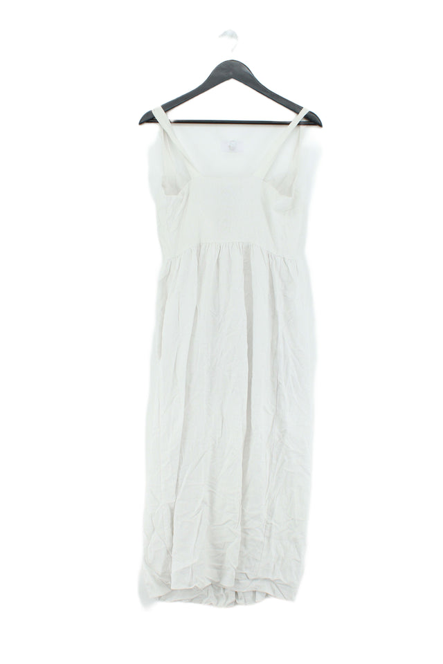 Asos Women's Midi Dress UK 4 White 100% Other
