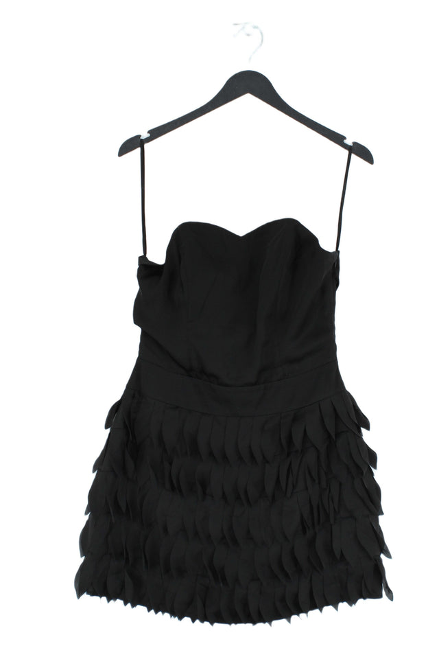 Rare Women's Mini Dress UK 12 Black 100% Polyester
