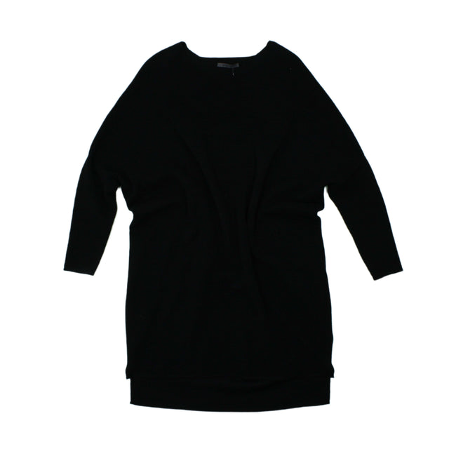 Crea Concept Women's Midi Dress UK 12 Black 100% Wool