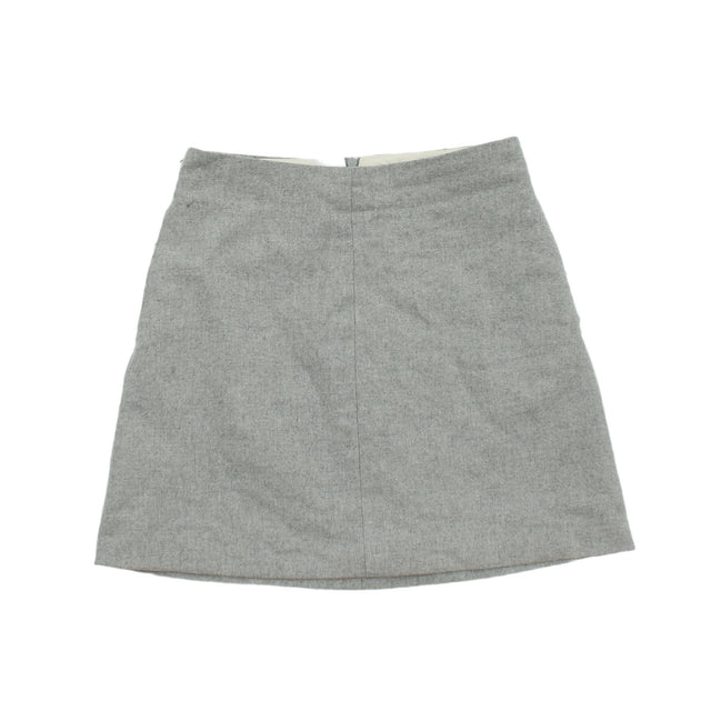 Wilfred Women's Mini Skirt W 27 in Grey 100% Cotton