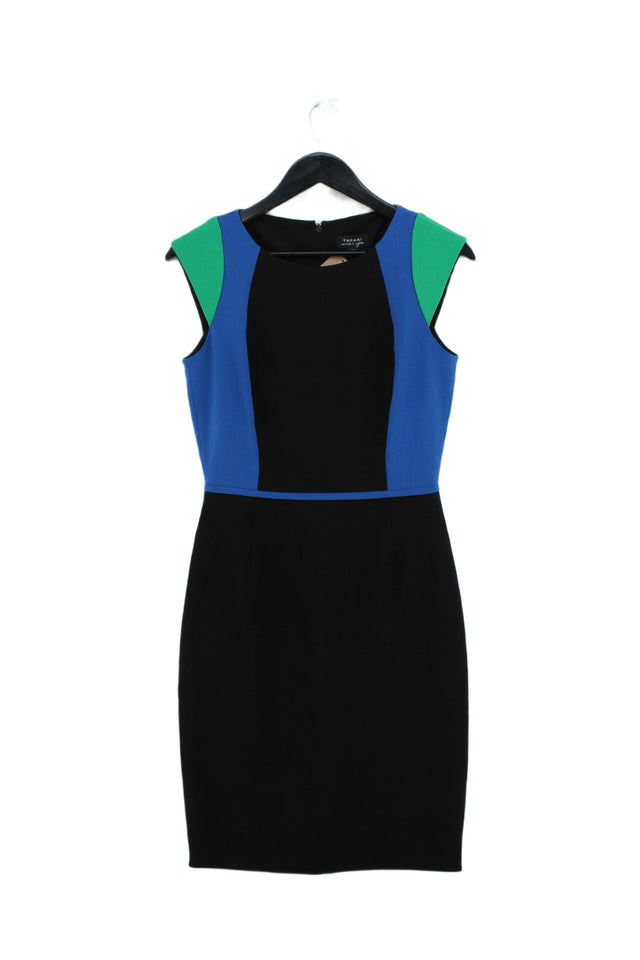 Tahari Women's Midi Dress UK 4 Black Viscose with Polyester, Elastane