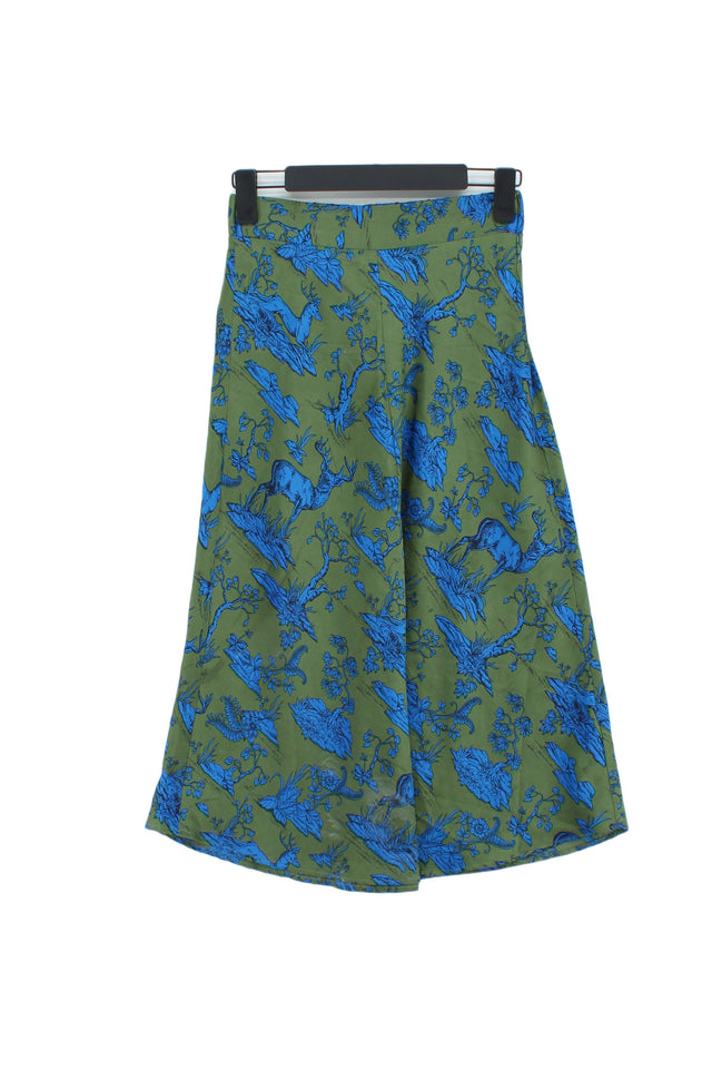 Monki Women's Mini Skirt XXS Green 100% Other