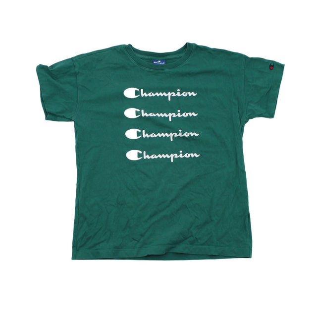 Champion Women's Top XS Green 100% Cotton