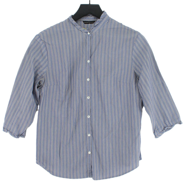 Massimo Dutti Men's Shirt Chest: 40 in Blue 100% Other