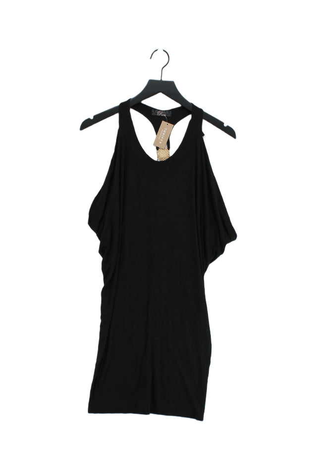 Rare Women's Mini Dress XS Black Viscose with Elastane