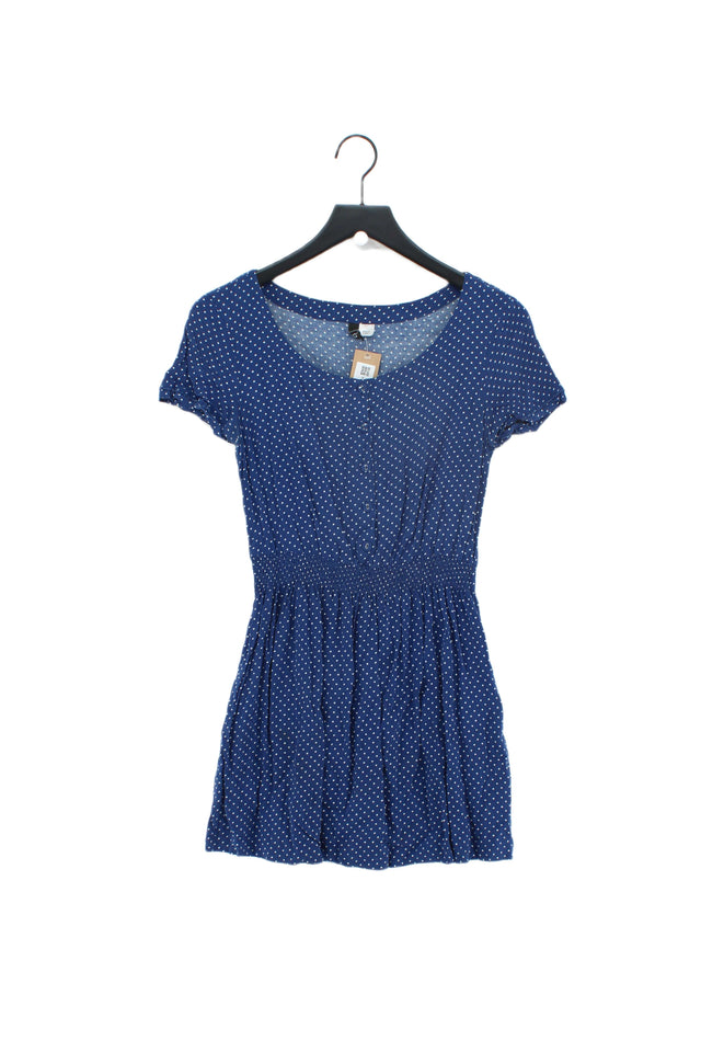 Divided Women's Midi Dress UK 8 Blue Cotton with Elastane