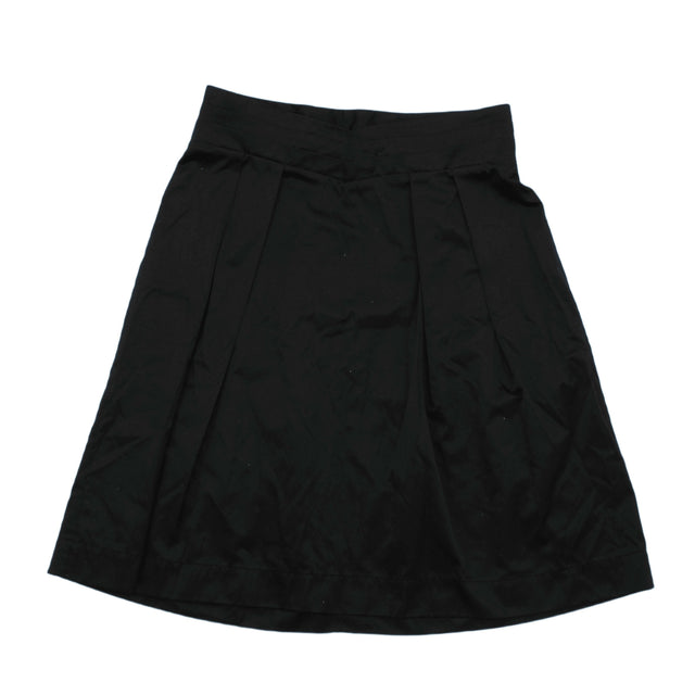 Kaliko Women's Midi Skirt UK 10 Black Polyester with Cotton