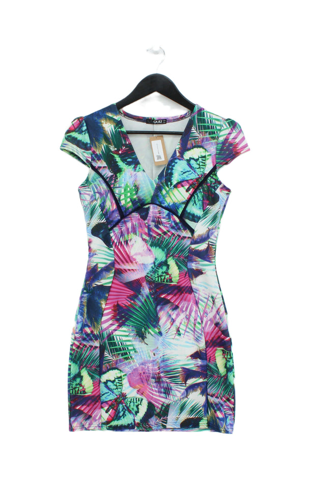 Quiz Women's Mini Dress S Multi Polyester with Elastane