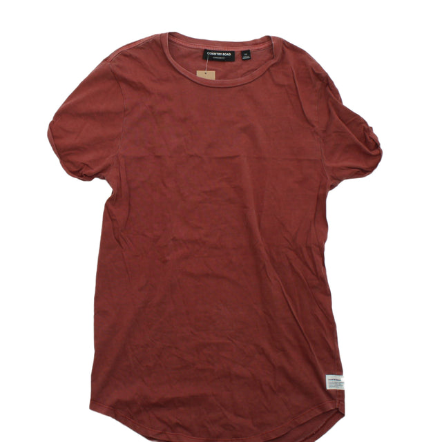 Country Road Men's T-Shirt XS Red 100% Other