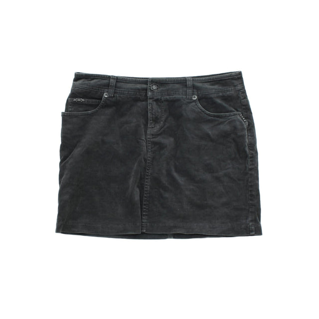 Mexx Women's Mini Skirt UK 12 Black Cotton with Elastane