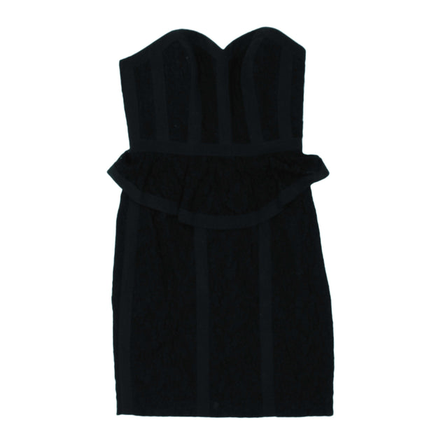 Betsey Johnson Women's Mini Dress UK 4 Black 100% Other