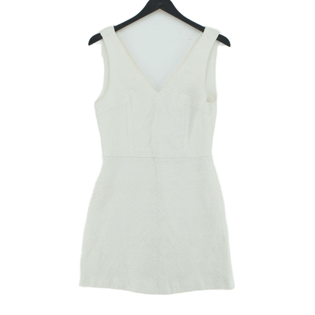 Easy Wear Women's Mini Dress UK 8 White 100% Other