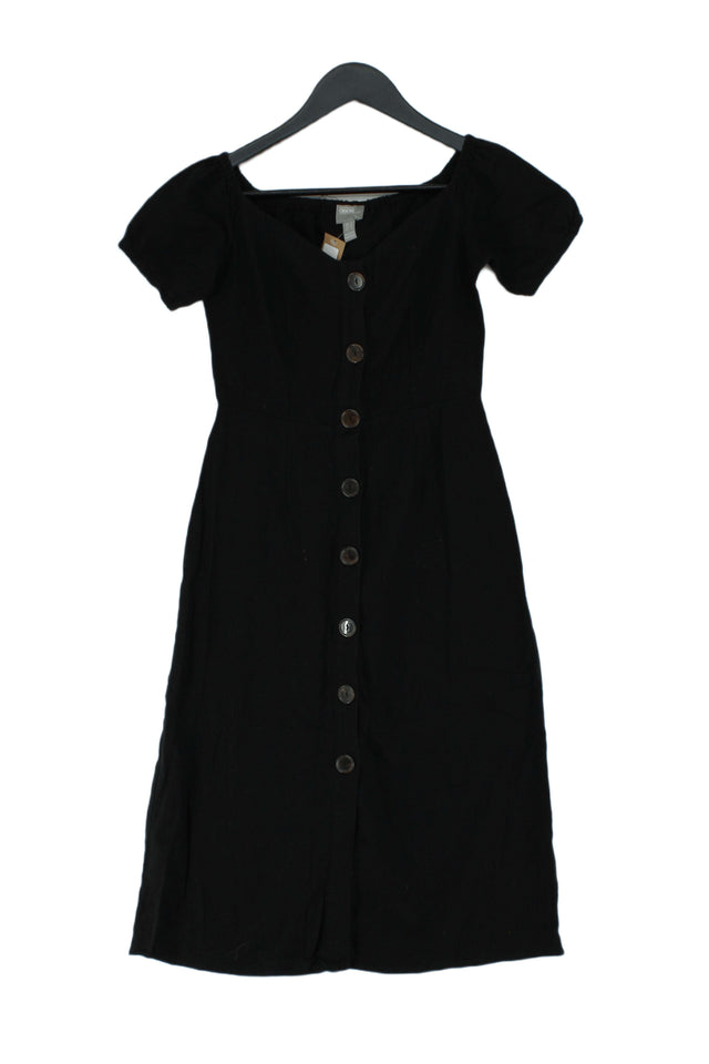 Asos Women's Midi Dress UK 6 Black 100% Other