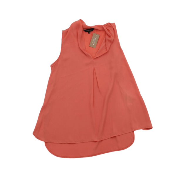 New Look Women's Top UK 8 Orange 100% Polyester