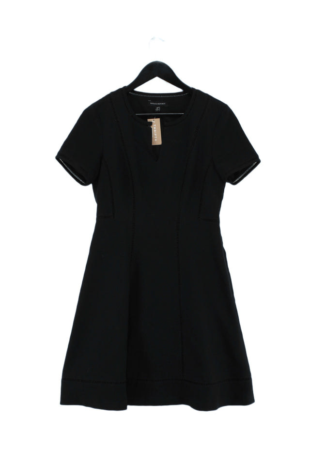 Banana Republic Women's Midi Dress S Black 100% Polyester