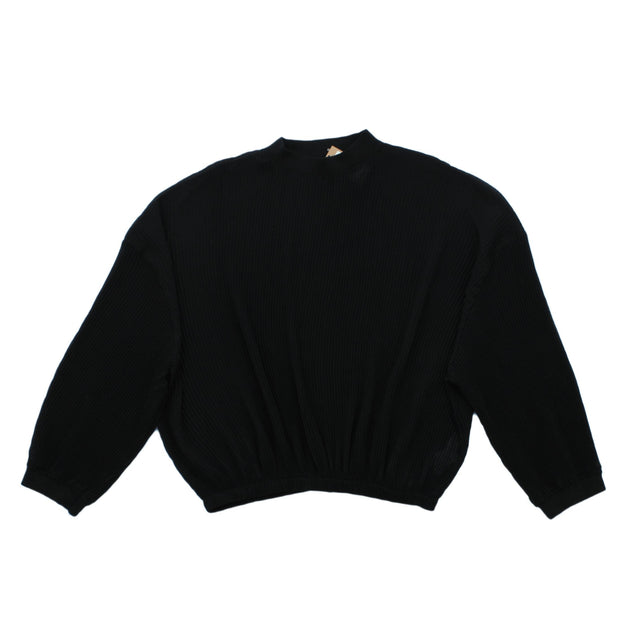 Zara Women's Top M Black 100% Polyester