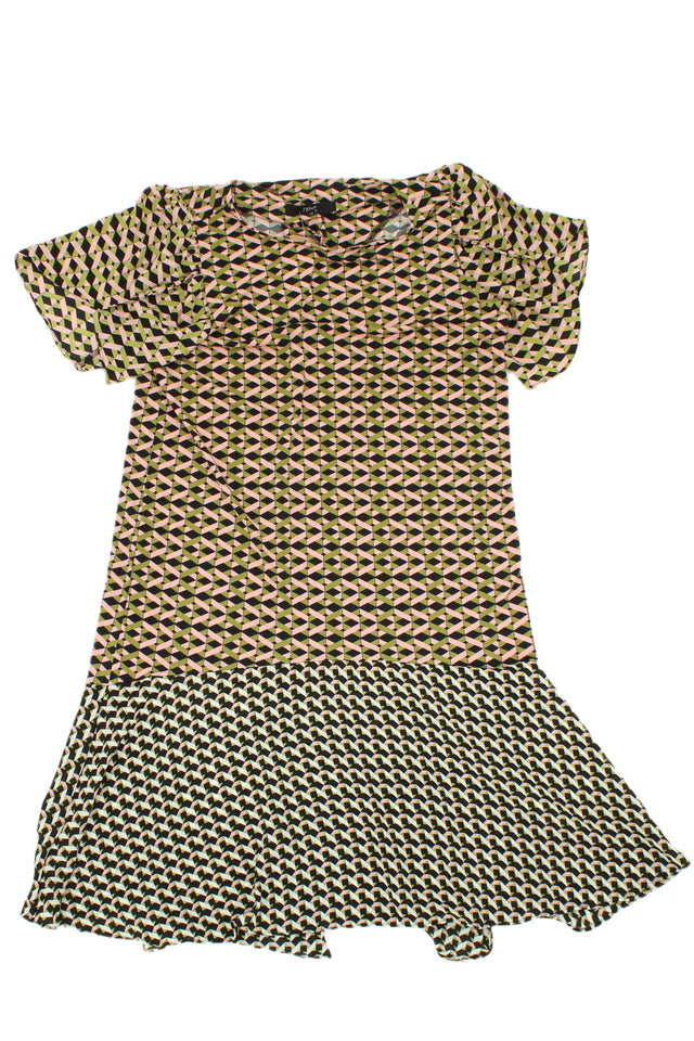 Next Women's Midi Dress UK 10 Multi Polyester with Elastane