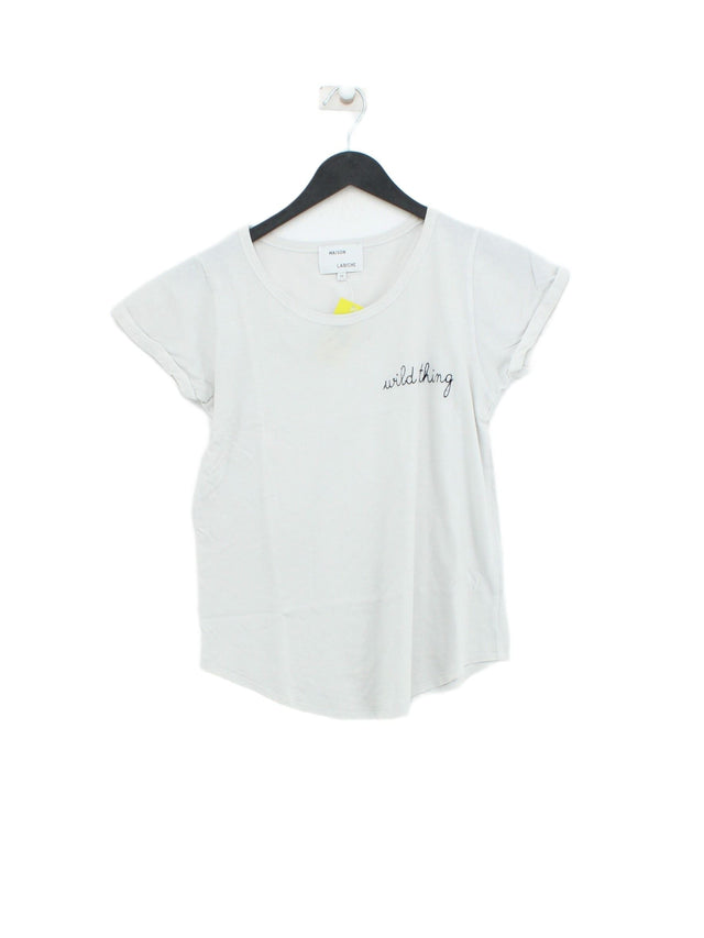 Maison Labiche Women's Top XS White 100% Cotton