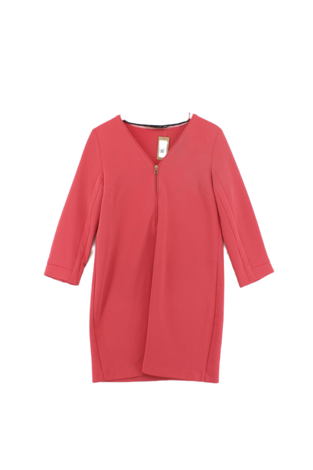Zara Women's Mini Dress S Pink 100% Cotton
