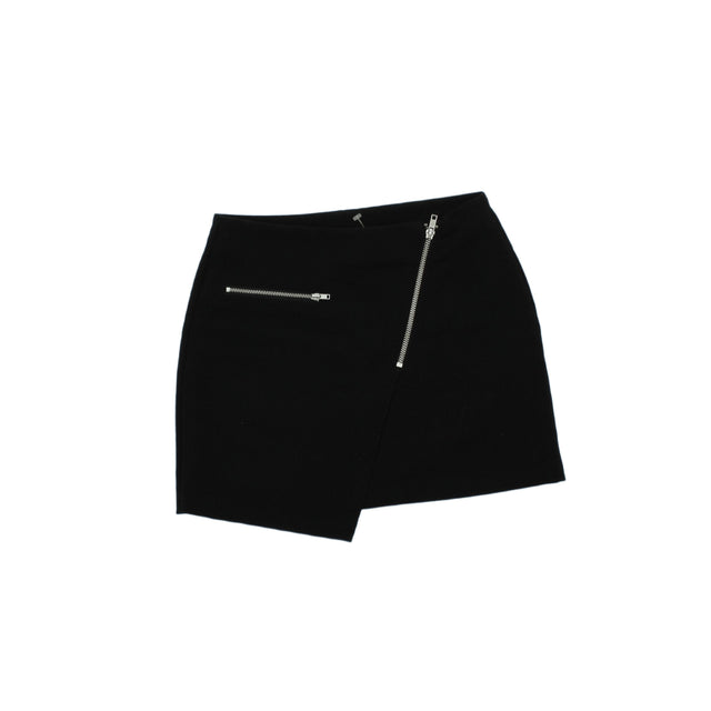 Divided Women's Mini Skirt UK 6 Black 100% Other