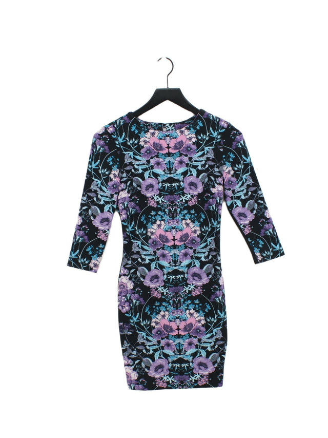 Asos Women's Midi Dress UK 6 Purple Elastane with Polyester
