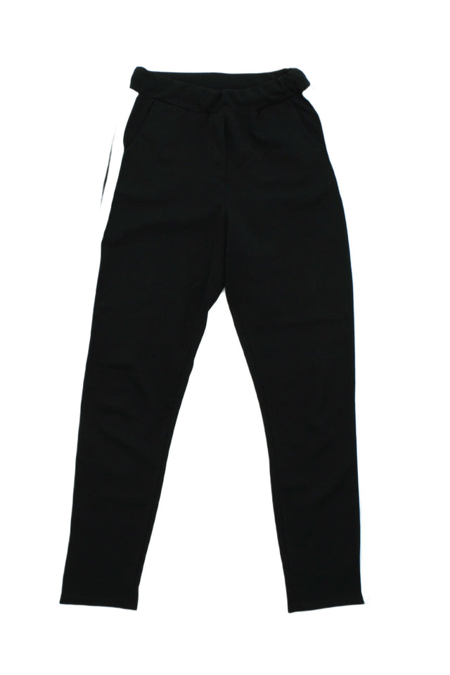 Missy Empire Women's Trousers W 26 in; L 26 in Black Polyester with Elastane