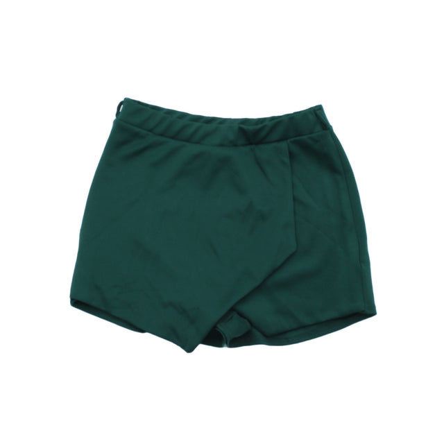 New Look Women's Shorts UK 8 Green Polyester with Elastane
