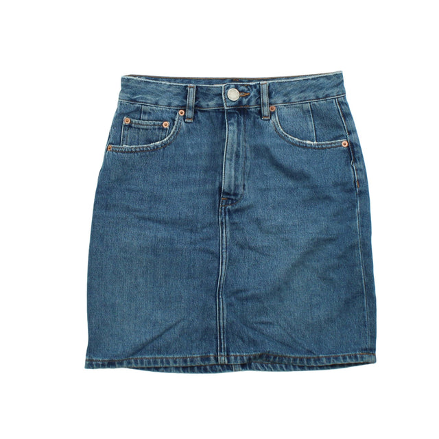 Asos Women's Mini Skirt UK 8 Blue 100% Other
