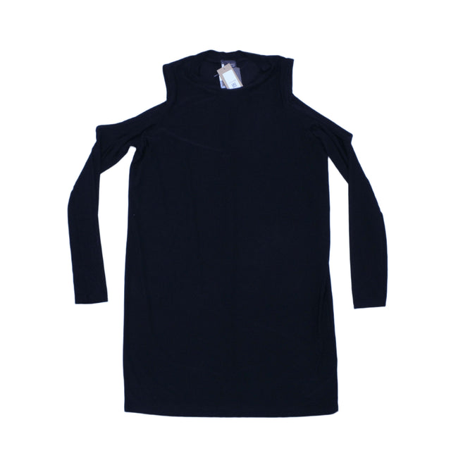 New Sparkle & Fade Women's Mini Dress S Black 100% Polyester