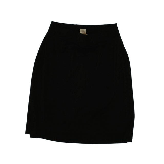 Merona Women's Midi Skirt M Black 100% Polyester