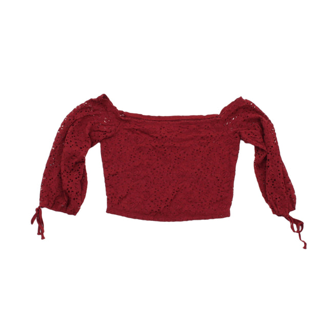 Hollister Women's Top S Red 100% Other