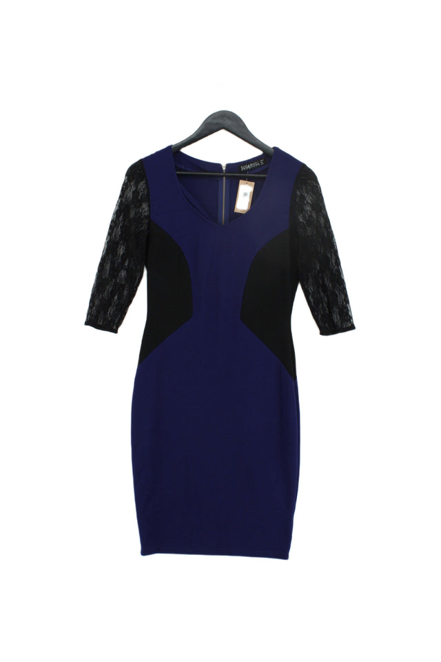 Sugarhill Women's Midi Dress UK 12 Blue Viscose with Other