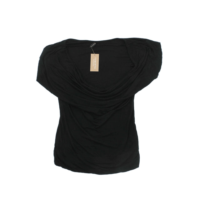 Amisu Women's Top S Black 100% Viscose