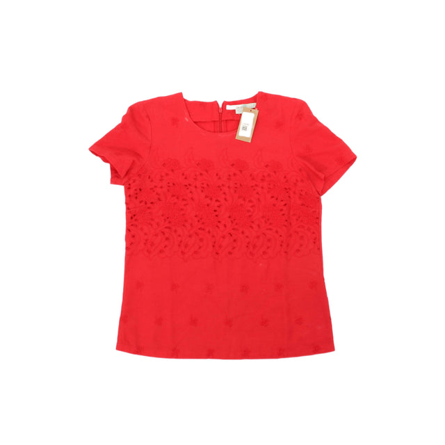 Boden Women's Top UK 6 Red 100% Other