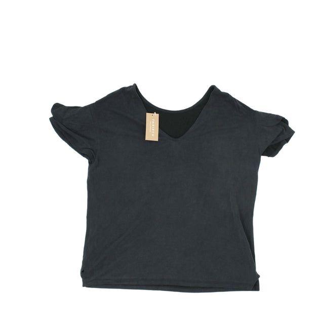 Oliver Bonas Women's Top UK 8 Black 100% Other