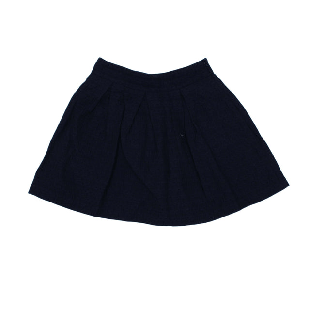 Jack Wills Women's Mini Skirt UK 10 Blue Cotton with Other