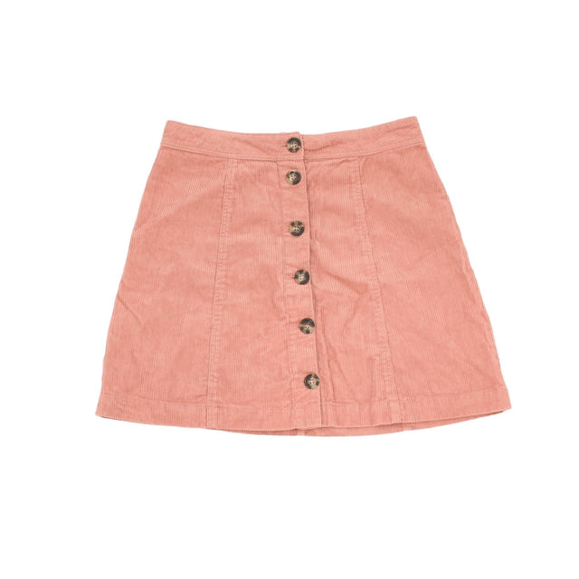 Divided Women's Mini Skirt UK 8 Pink 100% Cotton