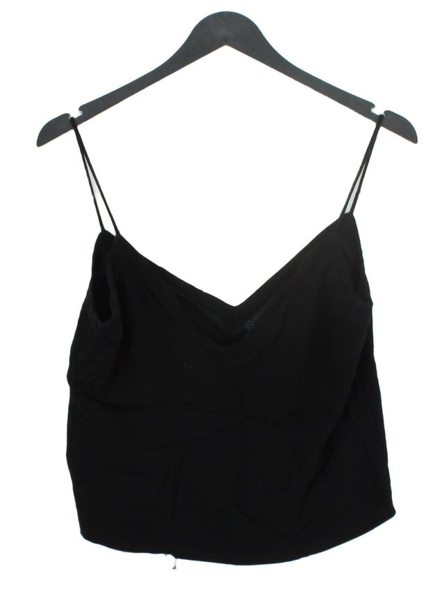 Kendall +kylie Women's Top S Black 100% Rayon